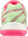 Кроссовки теннисные женские Mizuno BREAK SHOT 4 PADEL светло-зелено-розовые 61GB2336-60