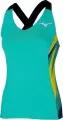 Майка для тенісу жіноча Mizuno PRINTED TANK бірюзово-жовто-темно-синя 62GA2201-13
