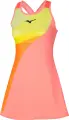 Сукня для тенісу жіноча Mizuno RELEASE DRESS коралово-оранжево-лаймова 62GHA700-53