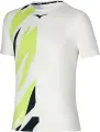Футболка Mizuno SHADOW GRAPHIC TEE біло-салатово-чорна 62GA2002-01
