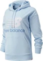 Толстовка женская New Balance Ess Stacked Logo Ovrzd голубая WT03547UVG