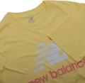 Футболка женская New Balance Ess Stacked Logo желтая WT03519LHZ