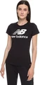 Футболка женская New Balance Ess Stacked Logo черная WT91546BK