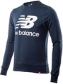 Світшот New Balance Ess Stacked Logo темно-синій MT03560ECL