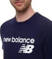 Футболка New Balance Classic Core Logo синяя MT03905PGM