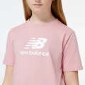 Футболка підліткова New Balance ESSENTIALS STACKED LOGO JERSEY рожева YT31541HAO