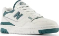 Кроссовки женские New Balance 550 бело-темно-зеленые BBW550BI