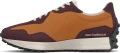 Кроссовки New Balance 327 оранжево-коричнево-оливковые MS327LY1