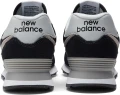 Кроссовки New Balance 574 CLASSIC GL черно-серые ML574EVB