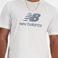 Футболка New Balance SPORT ESSENTIALS LOGO белая MT41502WT