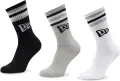 Шкарпетки New Era RETRO STRIPE CREW білі, сірі, чорні (3 пари) 13113629