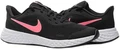 Кроссовки подростковые Nike REVOLUTION 5 (GS) черно-розовые BQ5671-002
