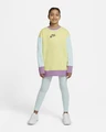 Свитшот подростковый Nike NSW BF CREW желто-бирюзово-фиолетовый DD3782-712