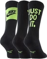 Носки подростковые Nike EVERYDAY CUSH CREW 3PR черные SK0065-901