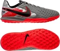 Сороконожки (шиповки) детские Nike TIEMPO LEGEND 8 ACADEMY TF серо-красные AT5736-906