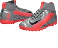 Сороконіжки (шиповки) дитячі Nike JR MERCURIAL SUPERFLY 7 ACADEMY TF сіро-червоні AT8143-906