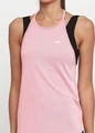 Майка женская Nike NK DRY TANK ELASTIKA STRIPE розовая AO9788-850