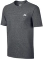 Футболка Nike Sportswear Tee Club Embroidered FTRA серая 827021-091