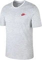 Футболка Nike Sportswear Tee Striped LBR 2 белая 927456-100