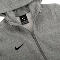 Толстовка подростковая Nike Team Club 19 Full-Zip Hoodie Lifestyle серая AJ1458-063