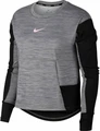Свитшот женский Nike TOP PACER CREW SD GX серый AJ8255-056