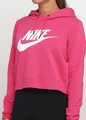Толстовка жіноча Nike Womens Sportswear Rally Hoodie Crop рожева AQ9965-674