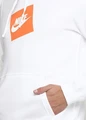 Толстовка Nike NSW HBR Hoodie Fleece белая 928719-100