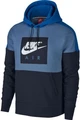 Толстовка Nike Sportswear Mens Hoodie Fleece PO синя 886046-437