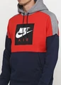 Толстовка Nike Sportswear Mens Hoodie Fleece PO красная 886046-657
