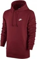Толстовка Nike Sportswear Mens Hoodie PO Fleece Club красная 804346-677