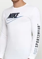 Лонгслив Nike DryLong-Sleeve Basketball T-Shirt белый 929372-100