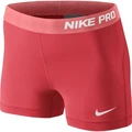 Шорты женские Nike PRO 3 SHORT красные 589364-647