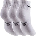 Шкарпетки підліткові Nike PERFORMANCE CUSHIONED QUARTER TRAINING 3 пари білі SX6844-100