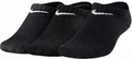 Шкарпетки підліткові Nike PERFORMANCE CUSHIONED NO SHOW TRAINING 3 пари чорні SX6843-010