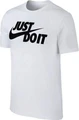 Футболка Nike NSW TEE JUST DO IT SWOOSH белая AR5006-100