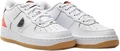 Кроссовки Nike Air Force 1 LV8 1 бело-оранжевые CT3842-101