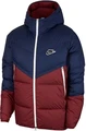 Куртка Nike NSW Down-Fill Windrunner Shield бордово-темно-синя CU4404-410