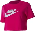 Футболка жіноча Nike NSW TEE ESSNTL CRP ICN FTR рожево-біла BV6175-616