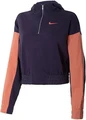 Толстовка жіноча Nike NSW ICN CLSH HOODIE QZ MIX темно-синьо-рожева CZ8164-573