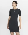 Платье женское Nike NSW AIR DRESS RIB черно-серое CZ8616-010