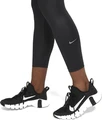 Лосины женские Nike ONE MR 7/8 FAUX LTHR TG черные DC7174-010