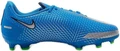 Бутсы подростковые Nike Phantom GT Academy FG/MG сине-серые CK8476-400