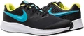 Кроссовки подростковые Nike Star Runner 2 черно-голубые AQ3542-012