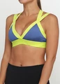 Топик женский Nike INDY LOGO BRA сине-салатовый BQ4810-458