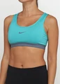 Топик женский Nike PRO CLASSIC BRA голубой 650831-405