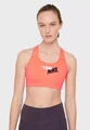 Топ женский Nike SWOOSH LOGO BRA PAD оранжевый CZ4443-854
