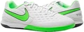 Футзалки (бампы) Nike React Tiempo Legend 8 Pro IC бело-салатовые AT6134-030