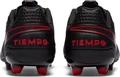 Бутсы детские Nike Tiempo Legend 8 Academy FG/MG черно-красные AT5732-060