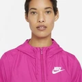 Вітровка жіноча Nike NSW RPL ESSNTL WVN JKT рожево-біла AJ2982-615