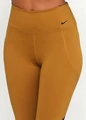 Лосины женские Nike ONE SPORT DISTRICT 7/8 коричнево-черные AQ0389-790